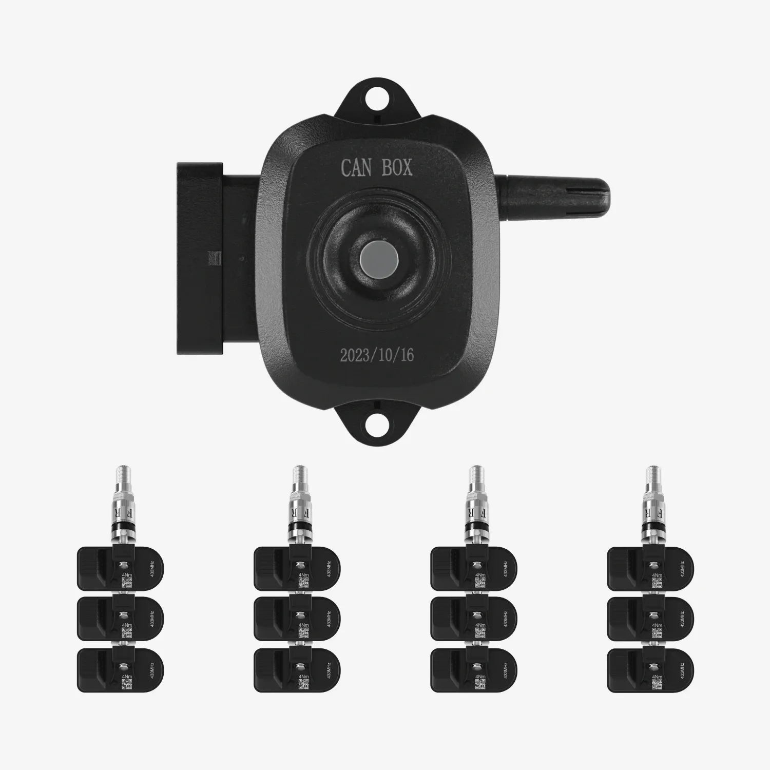 Sistema de monitoreo de presión de neumáticos para carreras de automóvil