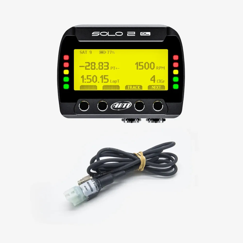 Aim Solo 2 DL Motorcycle Plug & Play Data Logger - AimShop.com