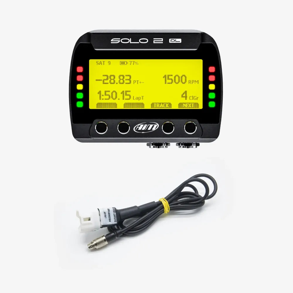 Aim Solo 2 DL Motorcycle Plug & Play Data Logger - AimShop.com