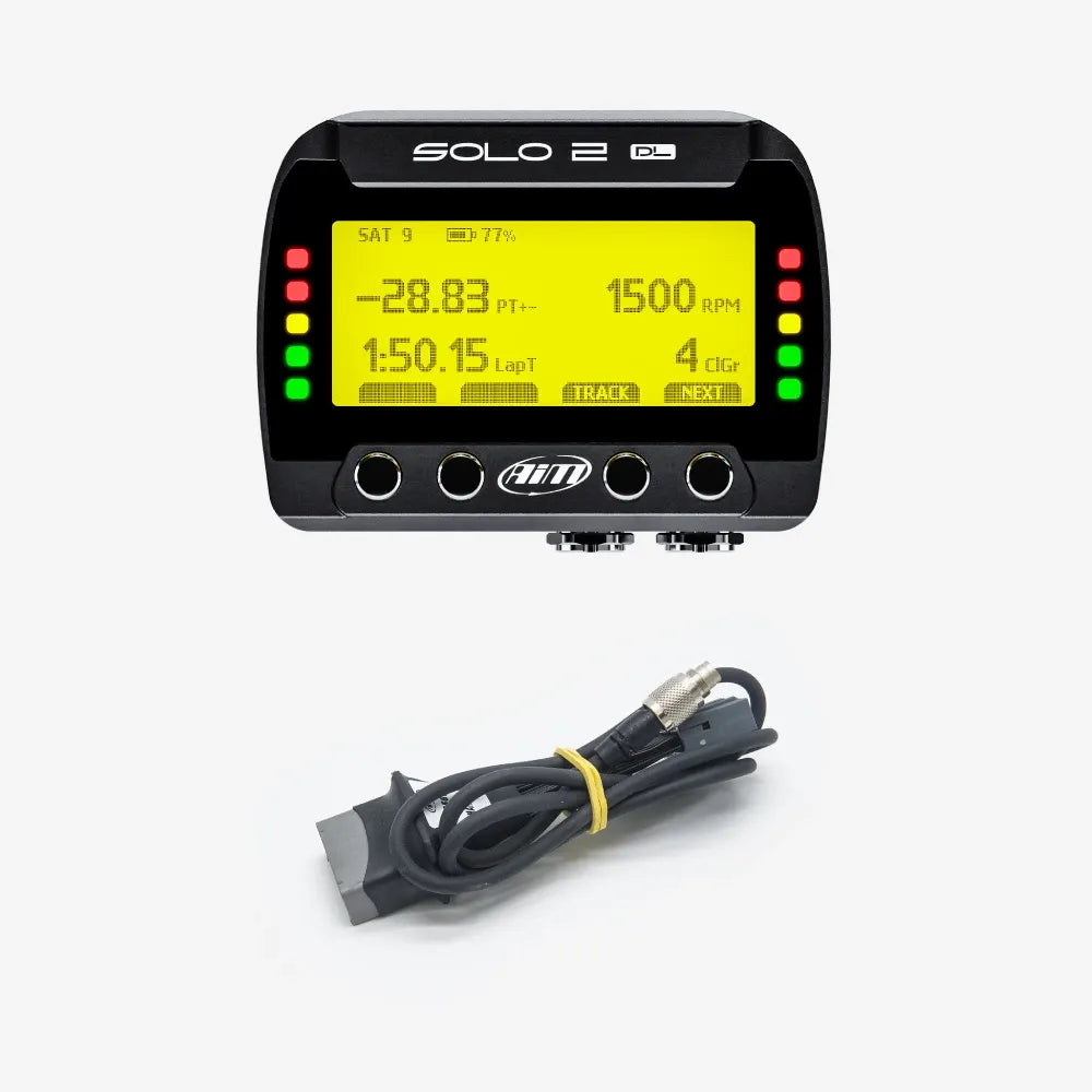 Aim Solo 2 DL Motorcycle Plug & Play Data Logger - AimShop.com