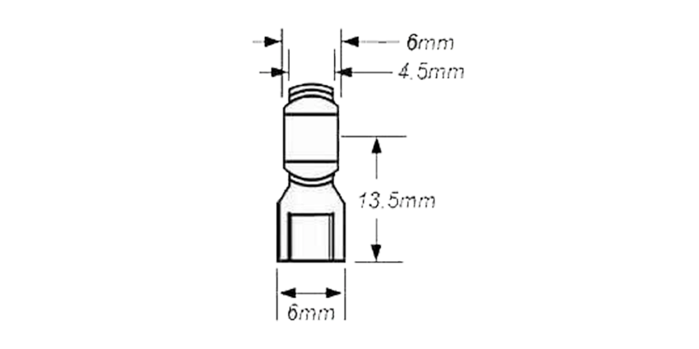 Aim Potentiometer Replacement Rose End Fitting dimensions