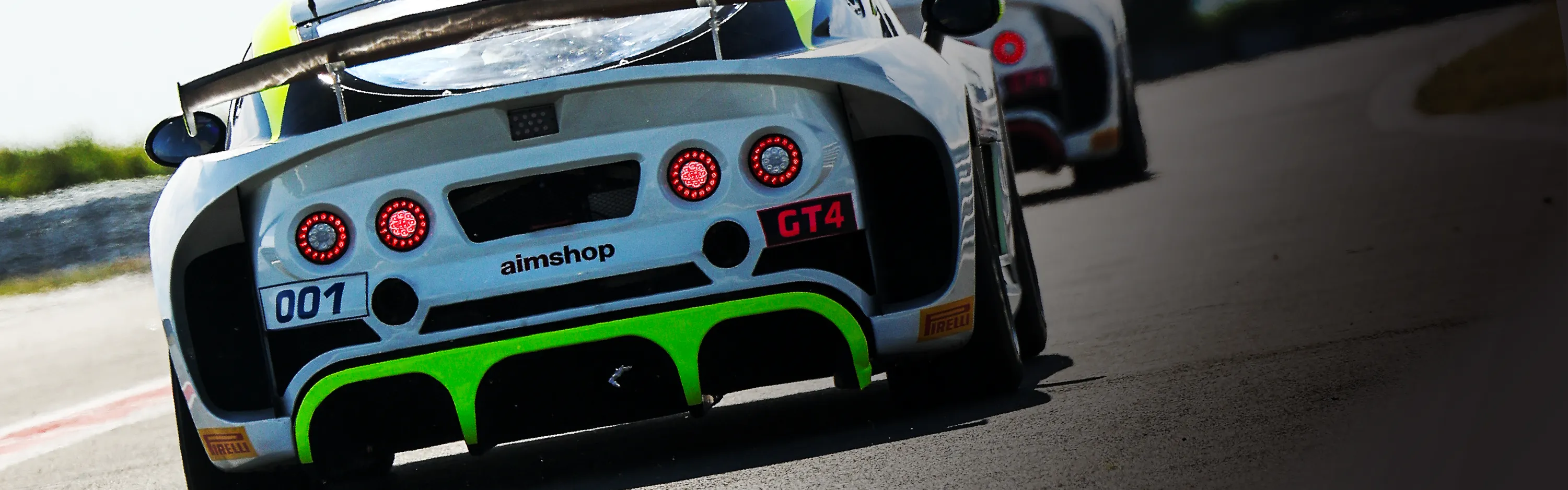 Motorsport Car Showcasing Aim Products