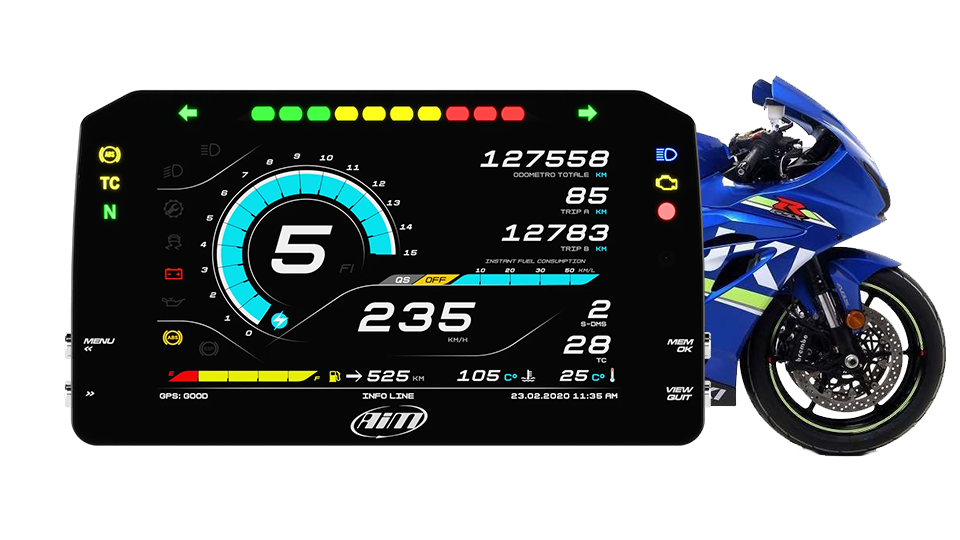 MXPS Suzuki GSX-R1000 Plug & Play Dash Logger