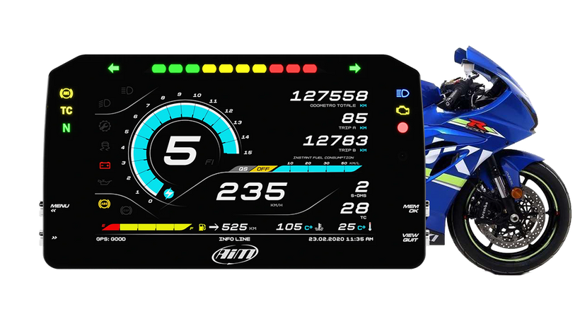 MXPS Suzuki GSX-R1000 Plug & Play Dash Logger