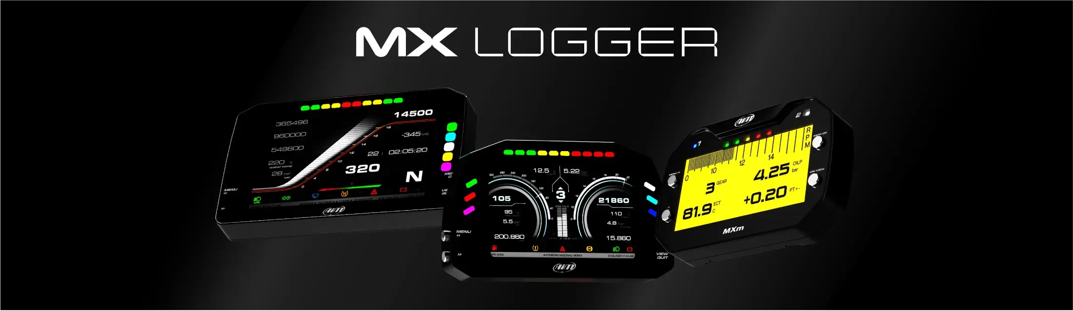 Motorbike LCD & TFT Dash Loggers