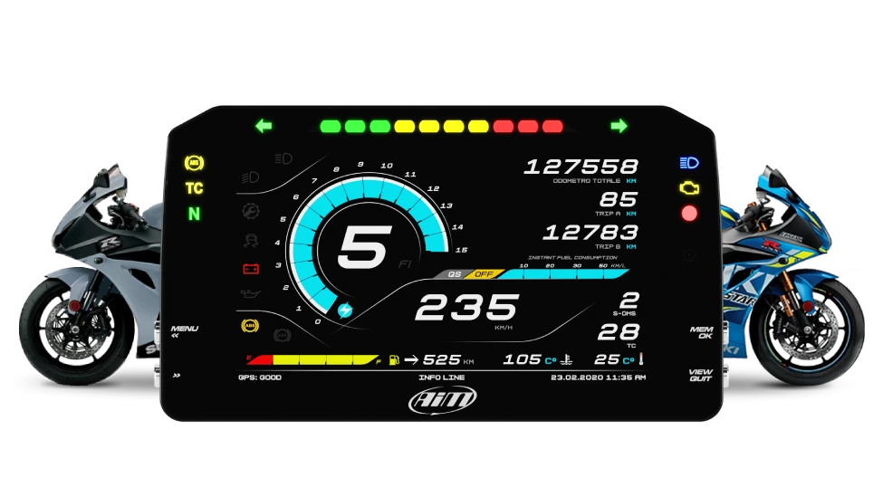 Suzuki GSX-R1000 Dash