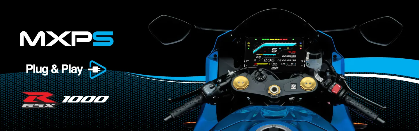 Motorbike Showcasing Aim Products