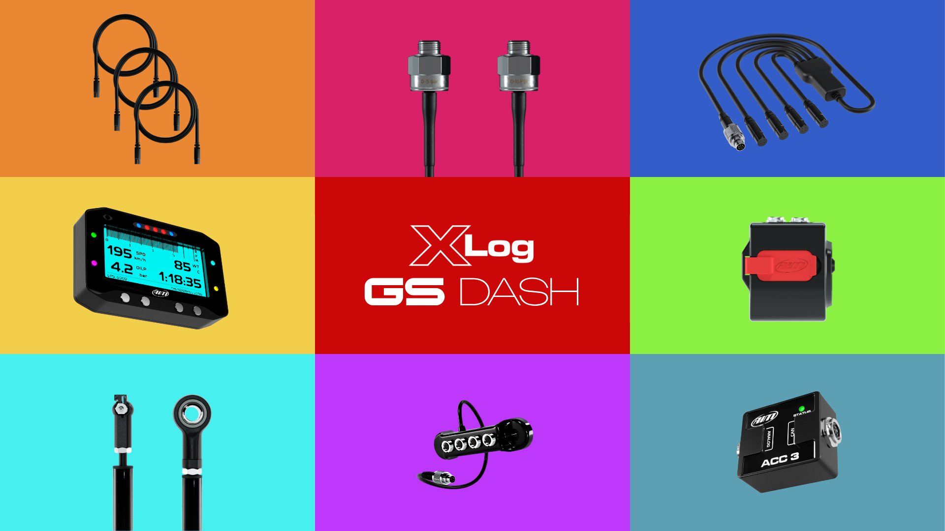 Expand your GS-Dash XLog with ACC3, Data Hub and sensors