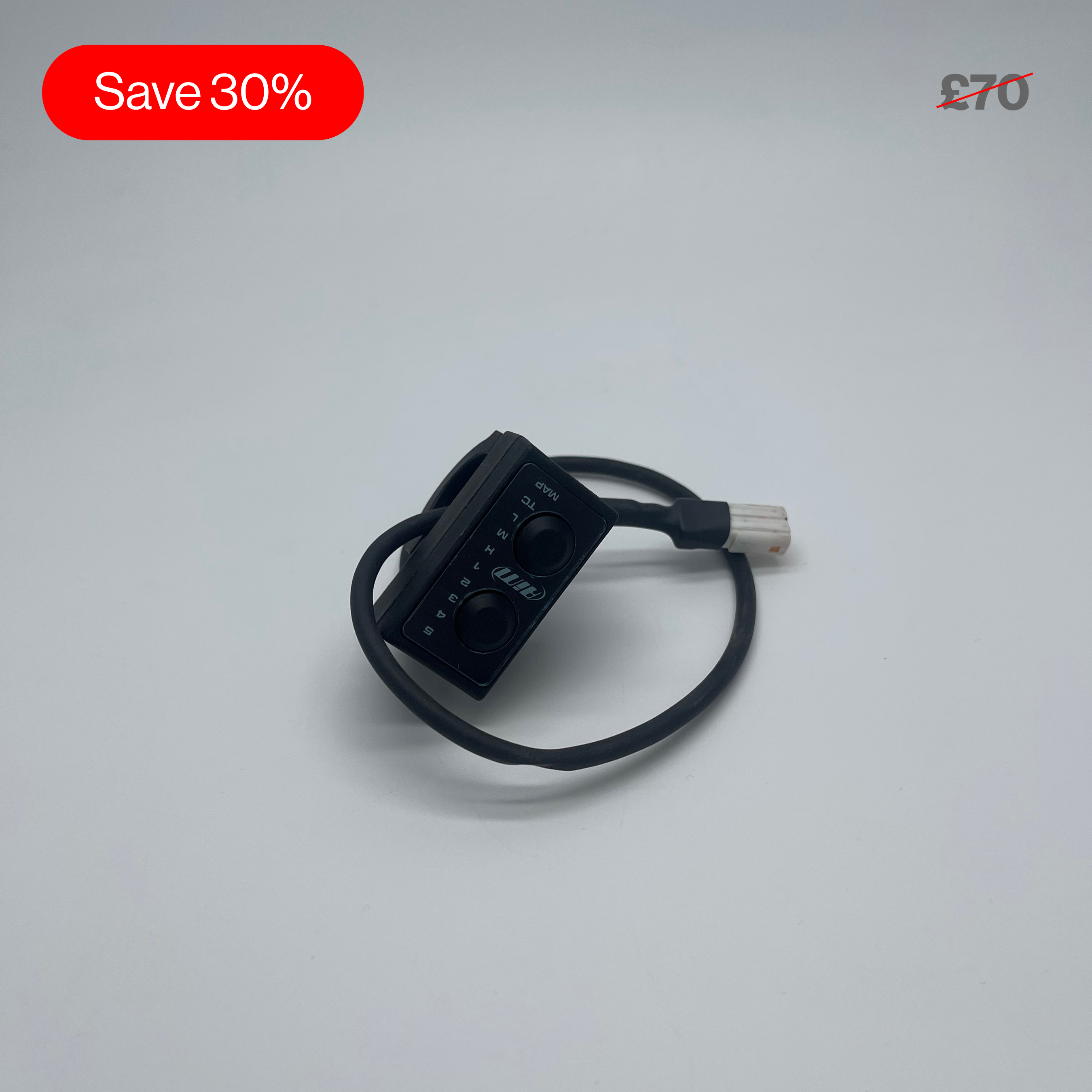 Second-Life Aim Taipan Handlebar Switch with Standard Short Cable - AimShop.com