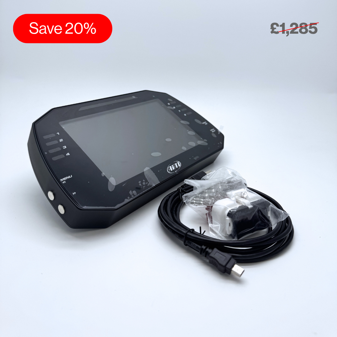 Second-Life Aim MXG 1.3 Strada 7" TFT Car Dash Display with Race Icons - AimShop.com