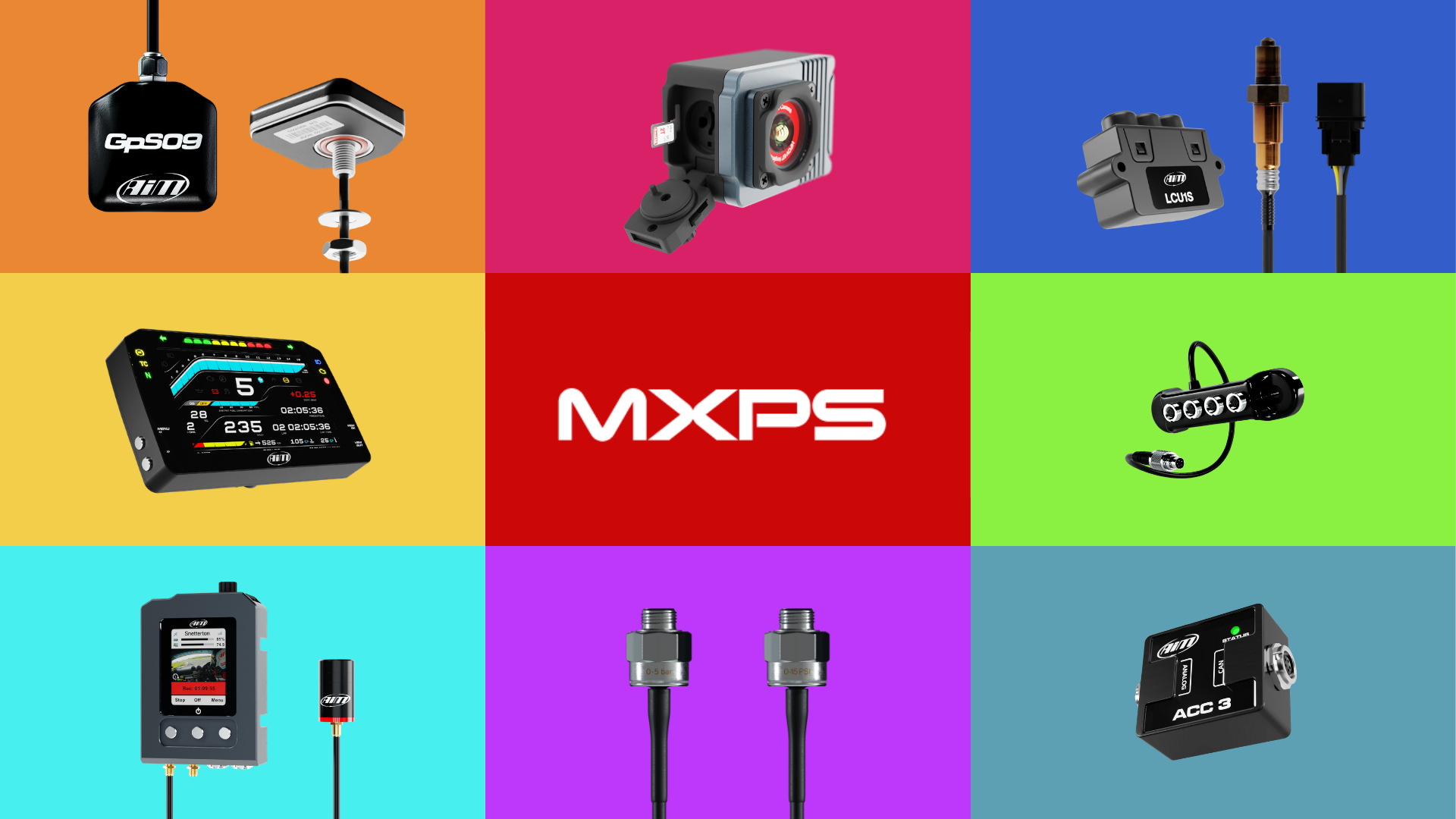 MXPS Expansions list; SmartyCam 3 Series, ACC3, Data Hub, GPS and more.