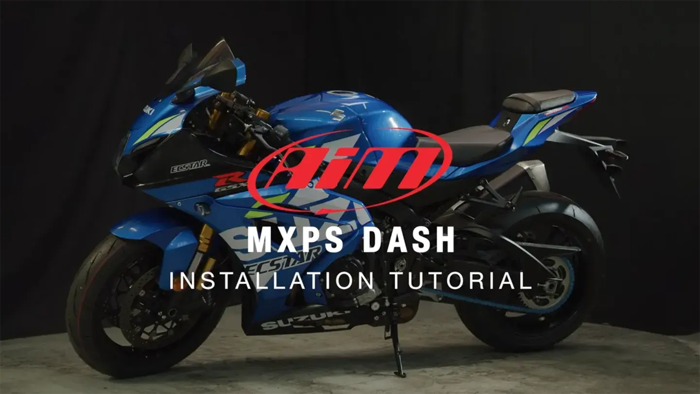 Charger la vidéo: Official installation tutorial of the plug & play MXPS dash on a Suzuki GSX-R 1000 (2017-2022) motorcycle