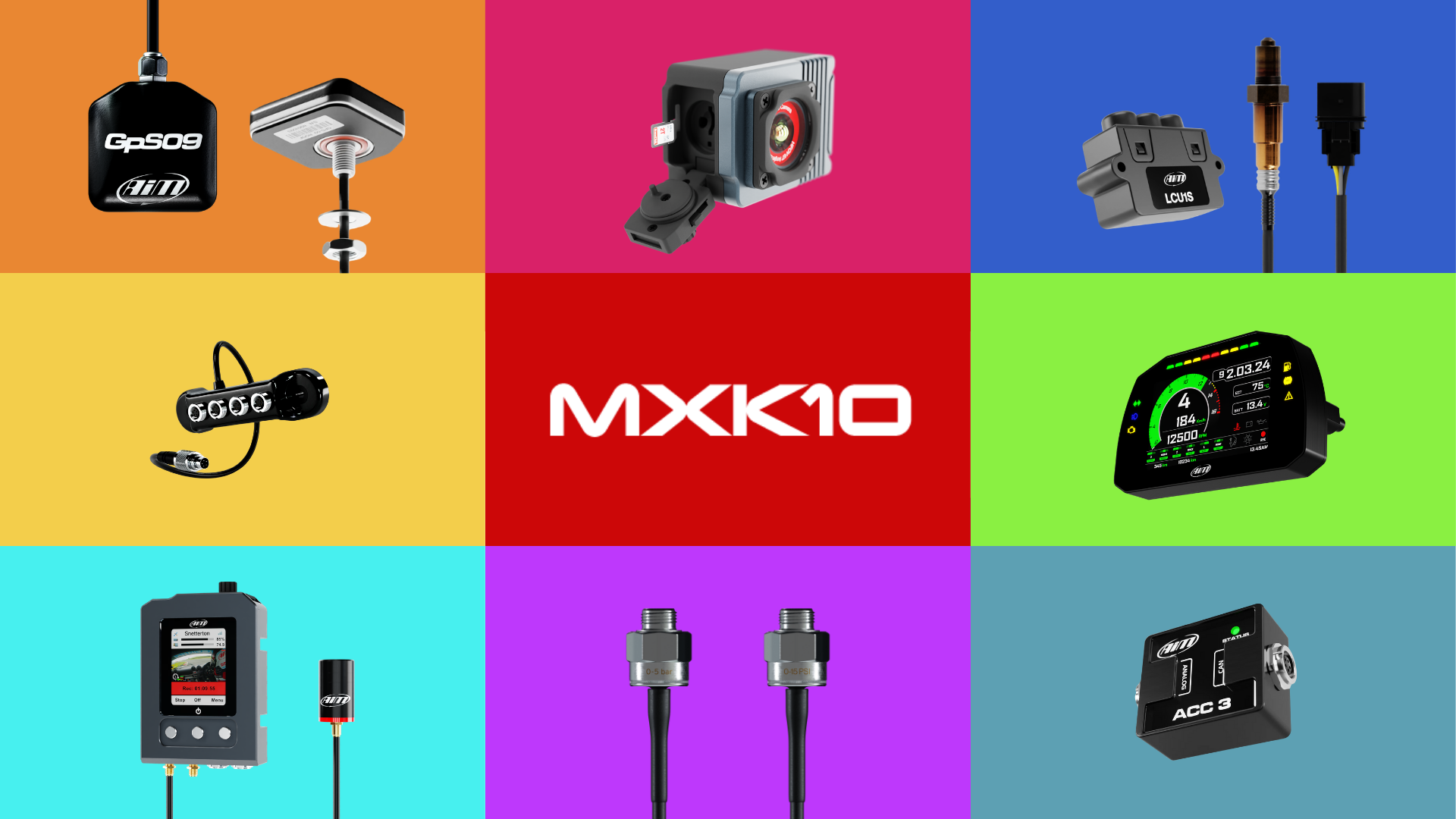 MXK10 Expansions list; SmartyCam 3 Series, ACC3, Data Hub, GPS and more.