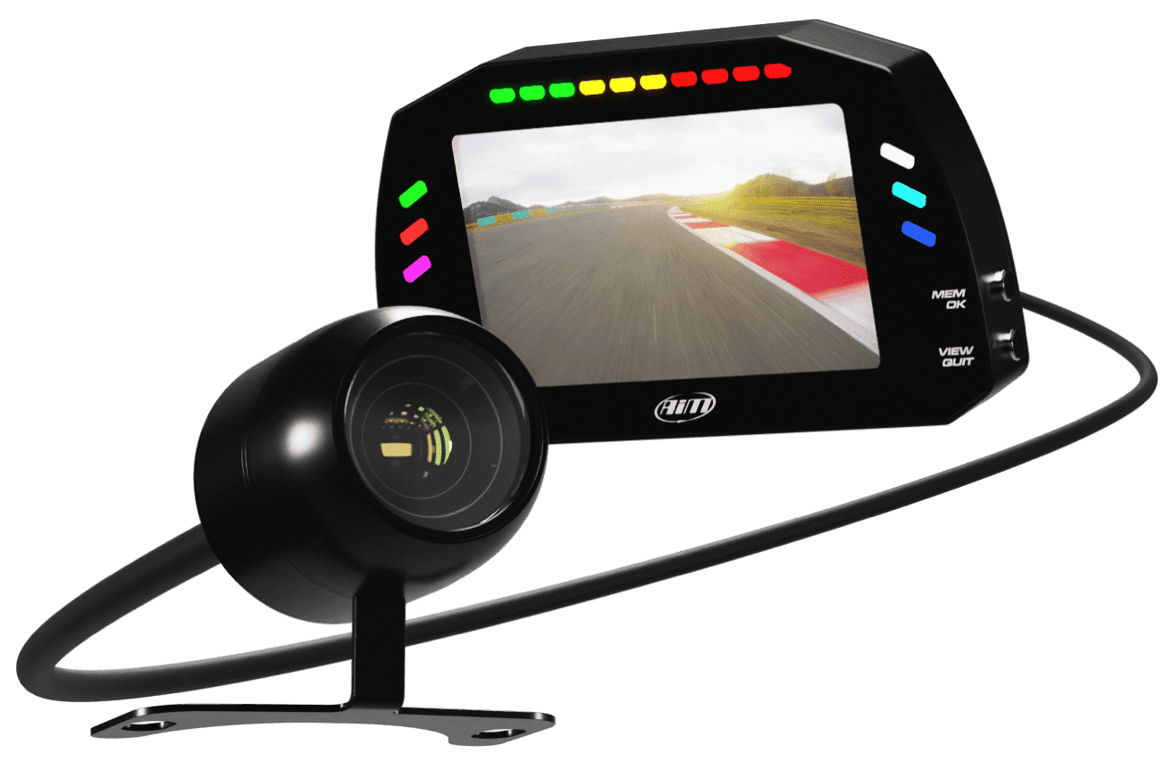 Reversing camera with PDM display