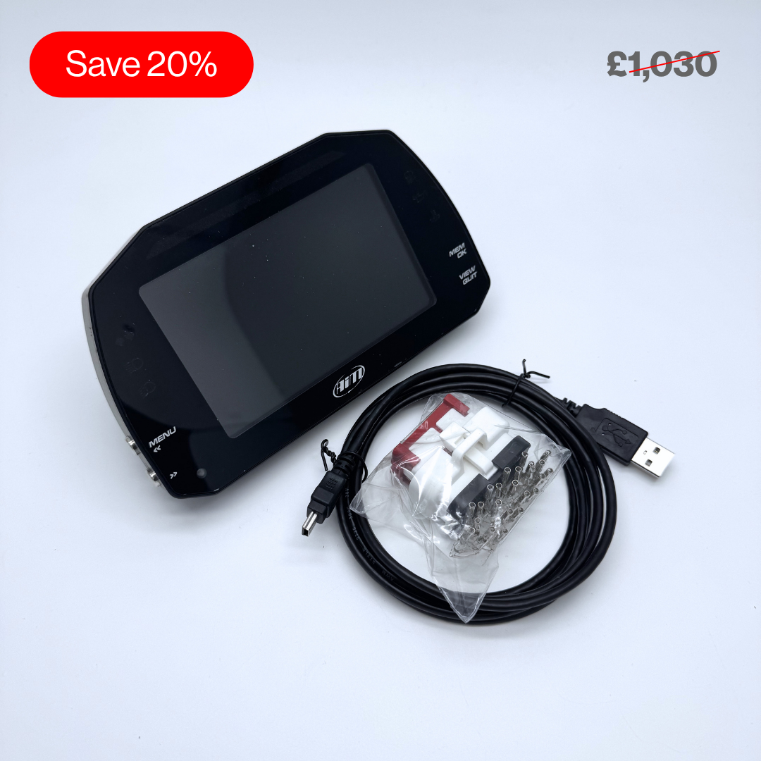 Second-Life Aim MXS 1.3 Strada 5" TFT Dash Display with Road Icons - AimShop.com