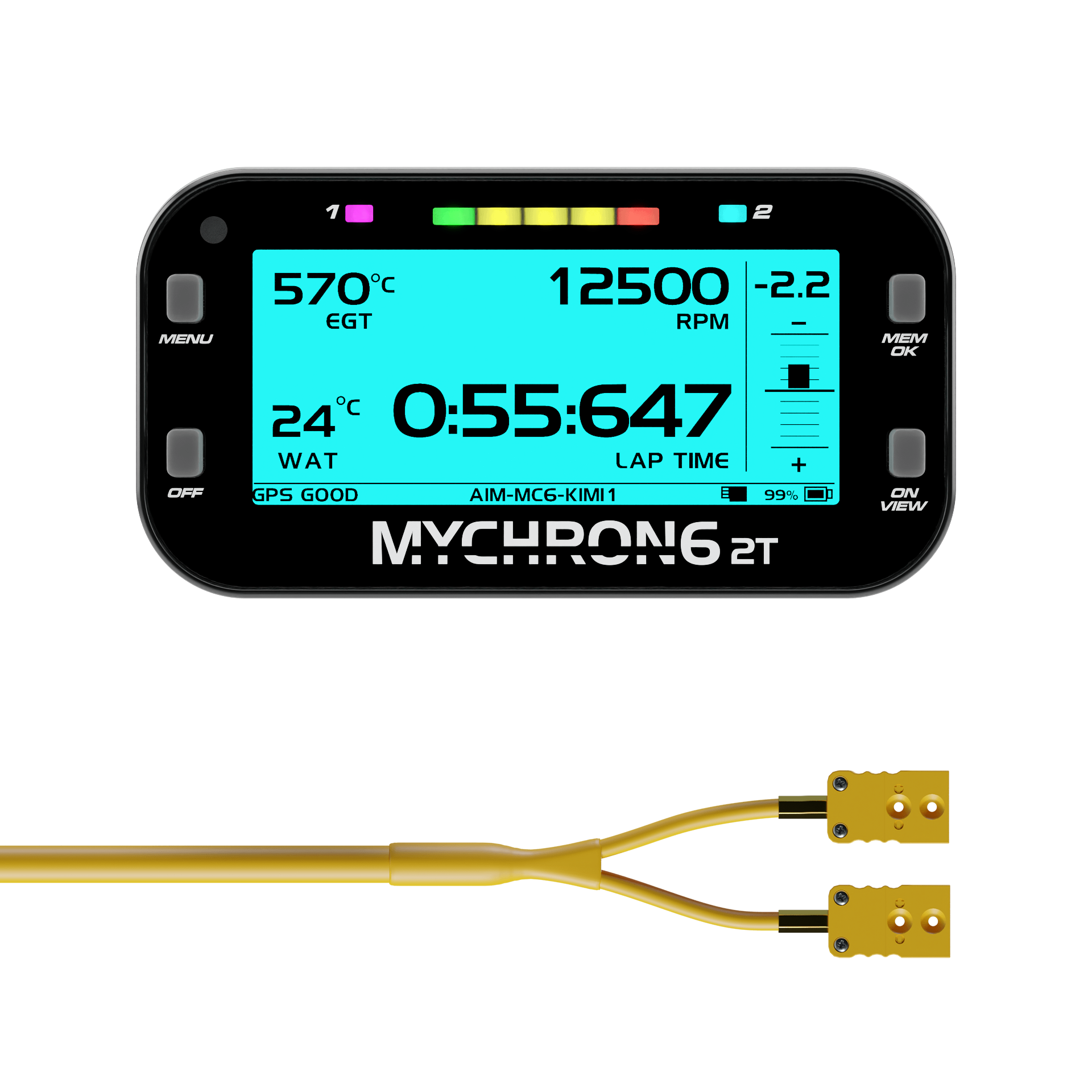 MyChron 6 2T x2 Thermocouple Sensor Inputs - AimShop.com
