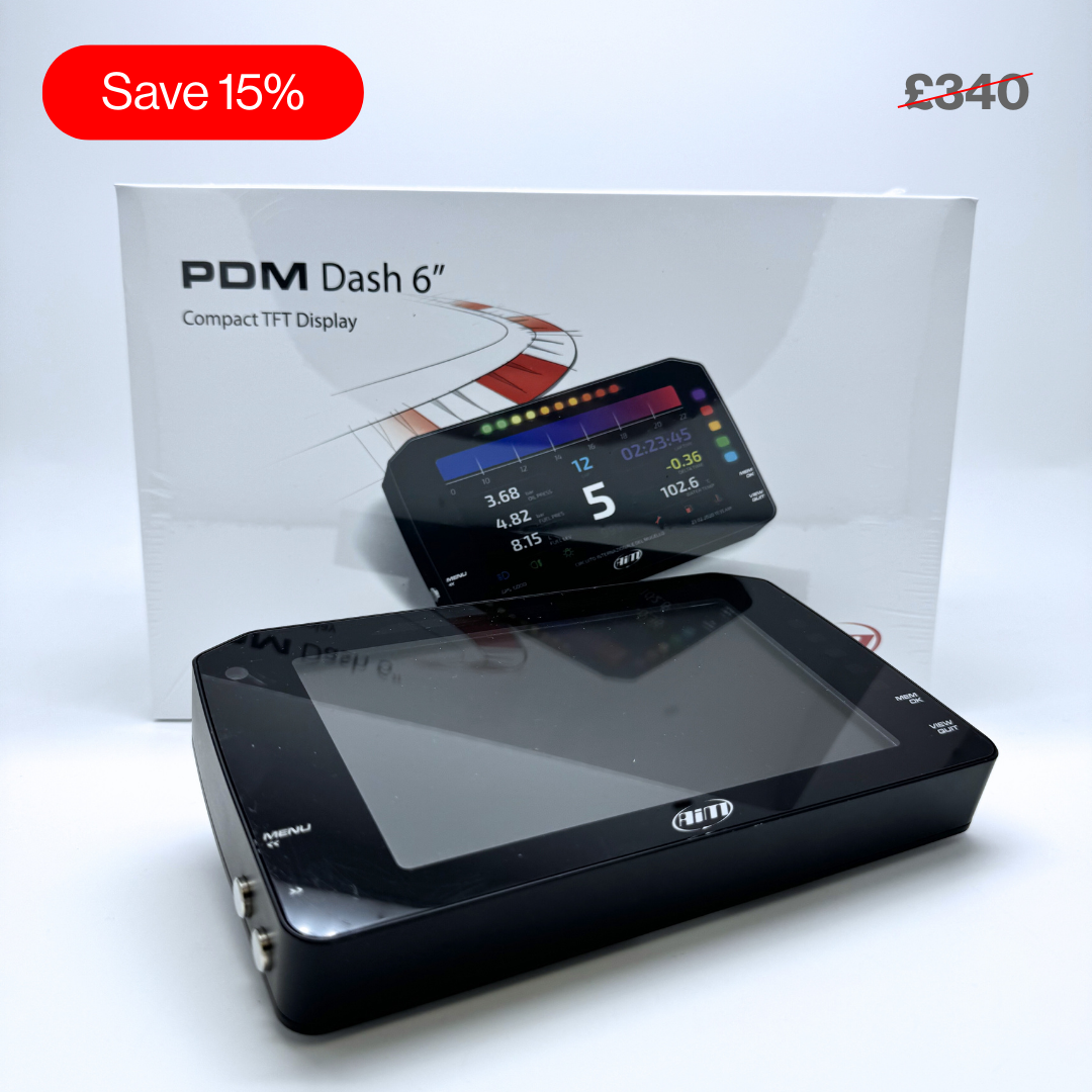 Second-Life Aim 6" TFT PDM Dash Display with Race Icons - AimShop.com