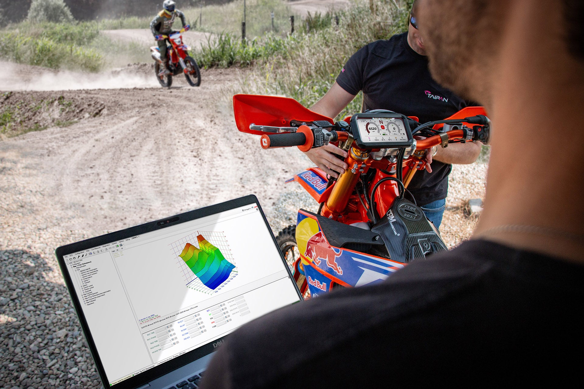 Free Spark Software being used with motocross bikes