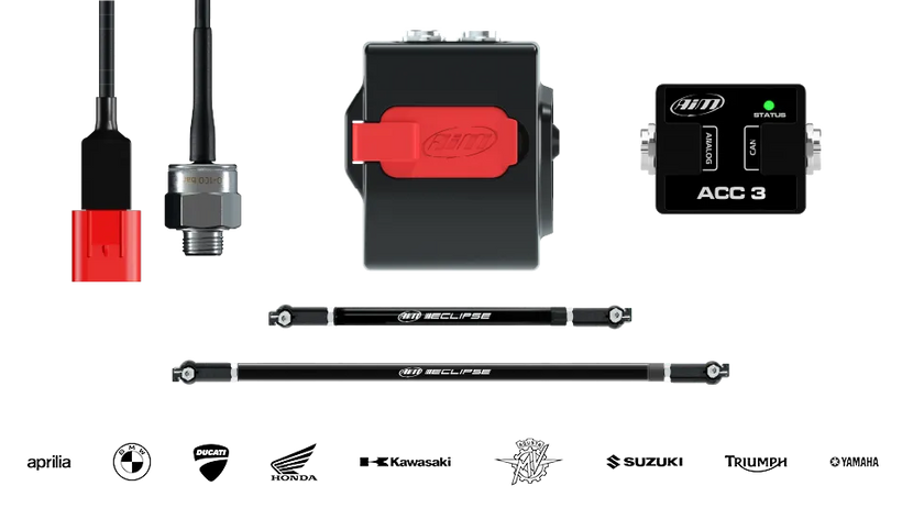 Aim Motorcycle XLog Racing Data Logger Kits