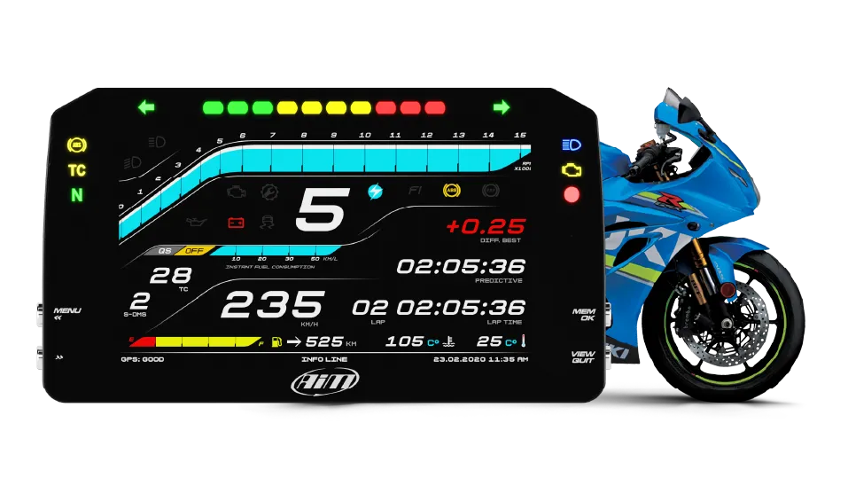 MXPS Suzuki GSX-R1000 Plug & Play Dash Logger