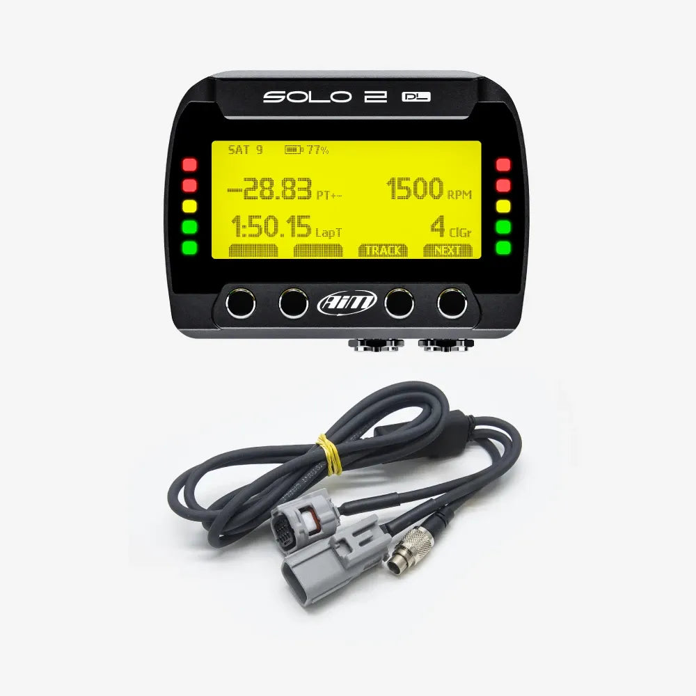 Aim Solo 2 DL Motorcycle Plug & Play Data Logger - AimShop.com