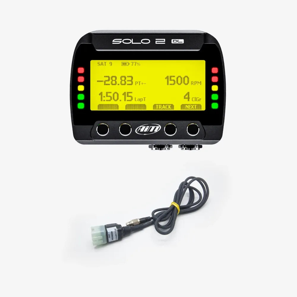 Aim Solo 2 DL Motorcycle Plug & Play Data Logger - AimShop.com