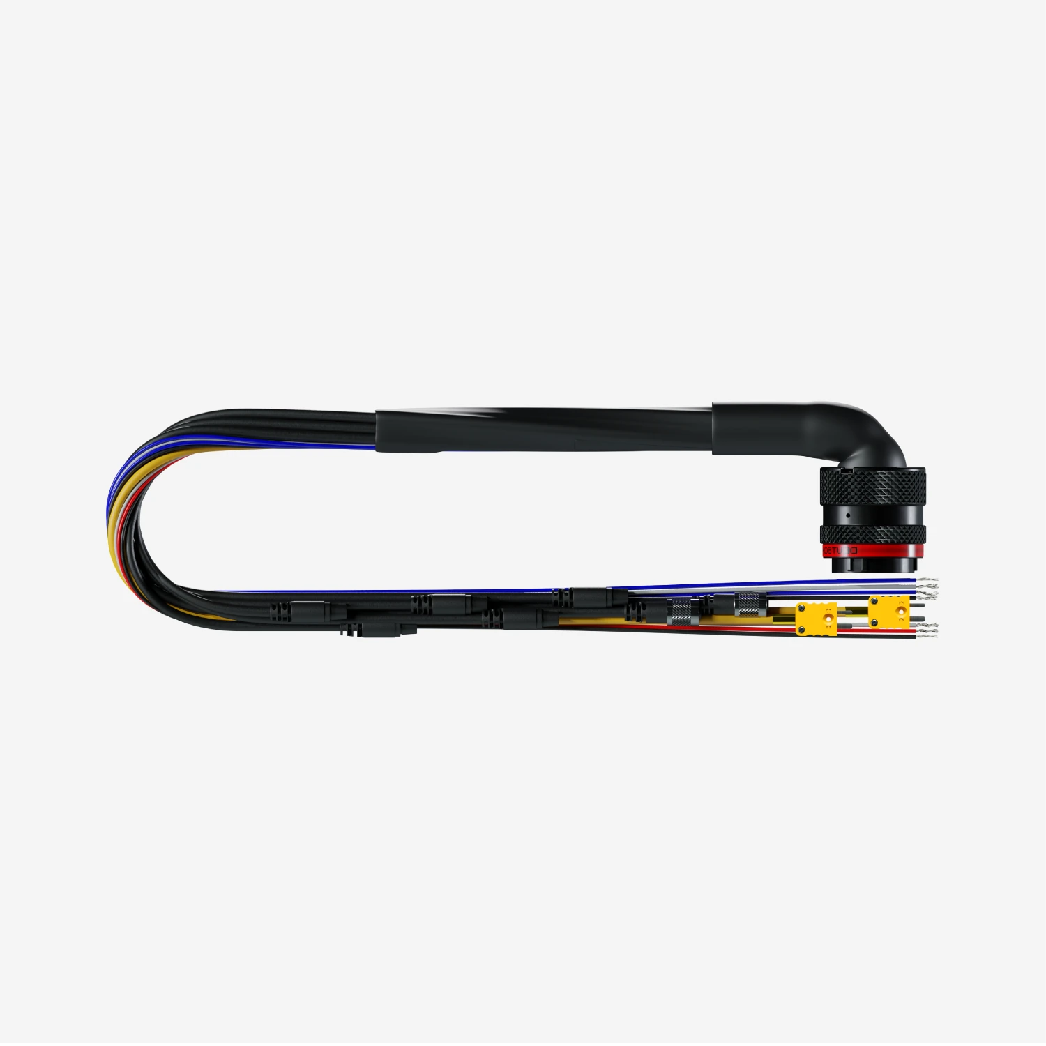 Aim 37 Pin Deutsch Harness with 2 Thermocouples For MX Series - AimShop.com