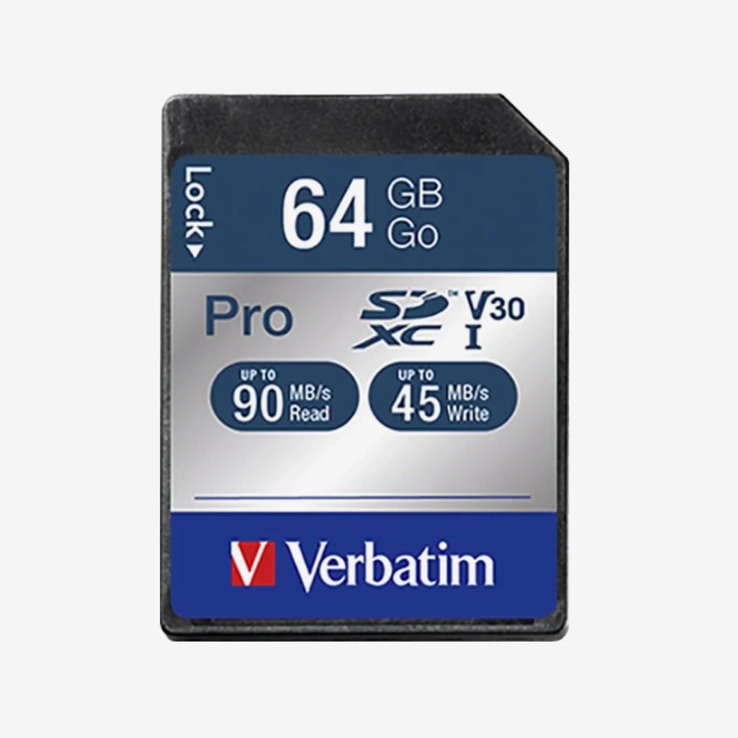 Verbatim Pro U3 64GB UHS-3 (U3) SD Card - AimShop.com