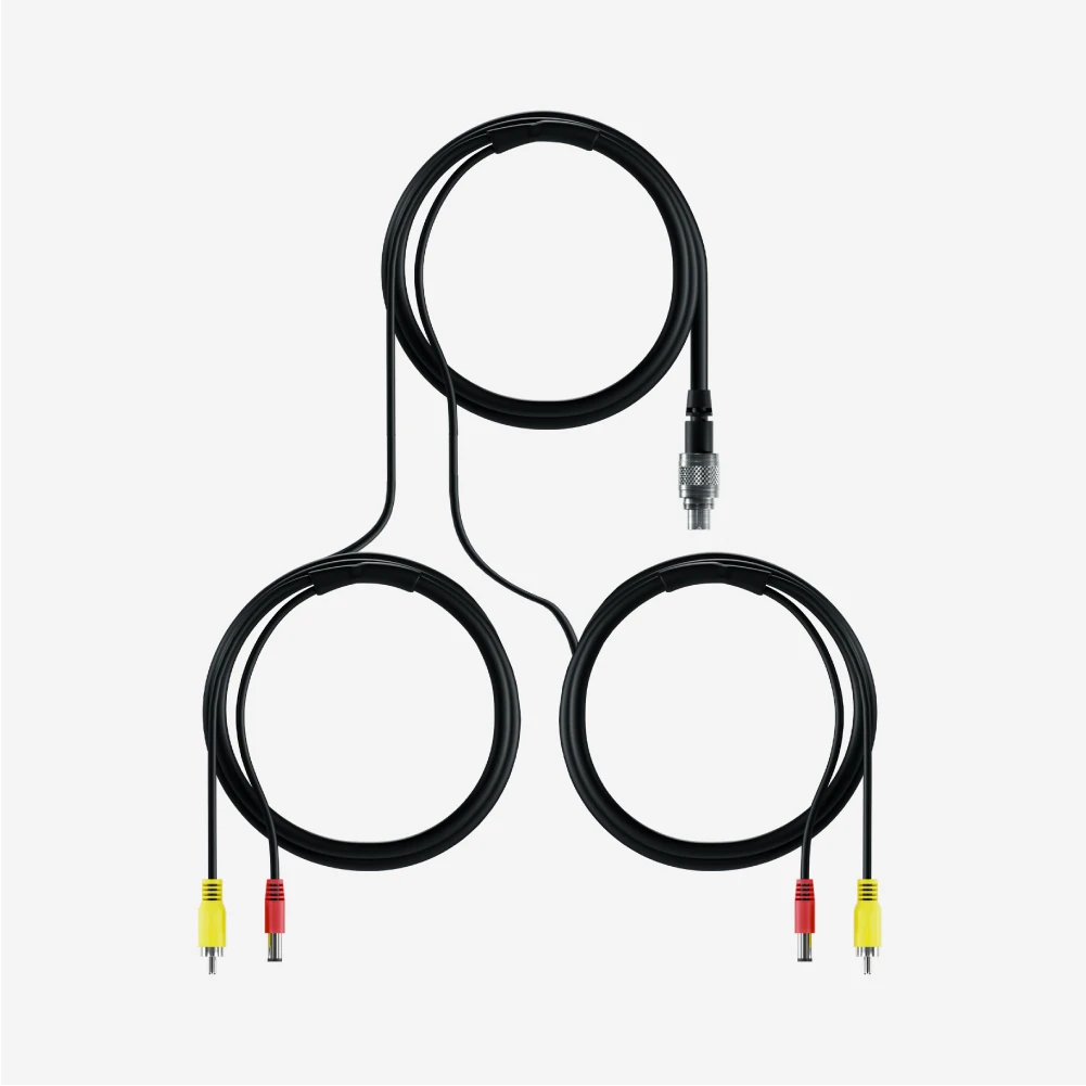 Aim 712 Male 5-Pin to RCA/712 Binder Patch Lead for Reversing Mirror Camera - AimShop.com