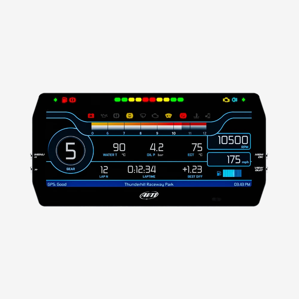 AiM MXT 1.3 10" TFT IVA Compliant Dash Display - AimShop.com