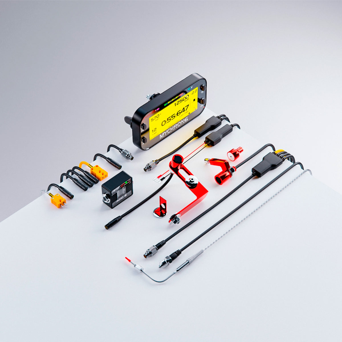 MyChron 6 data logging kit with MyChron 6, ACC3, sensors and harnesses