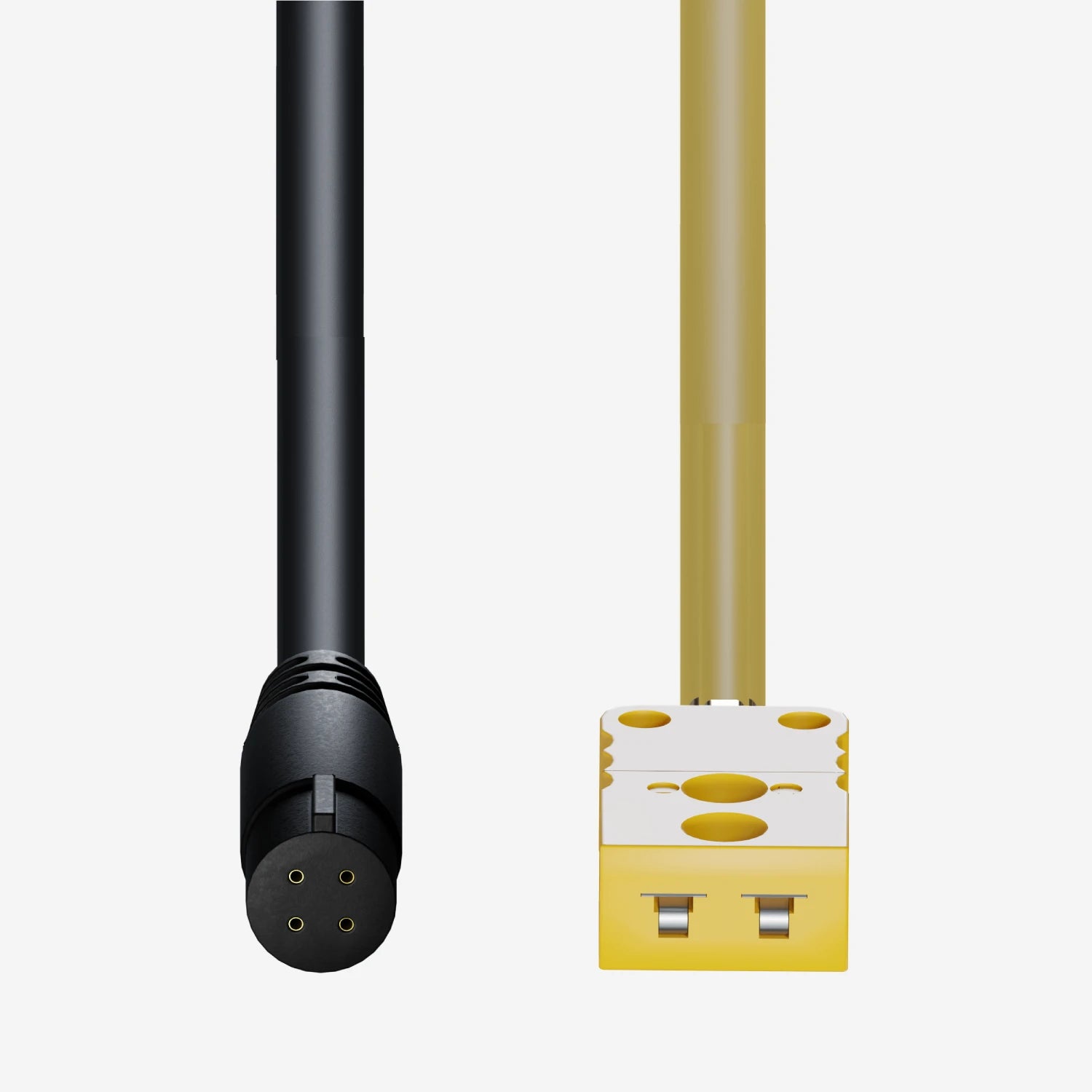 Aim MyChron5 S 2T Patch Lead Yellow TC Plug & Black 719 TR Plug - AimShop.com