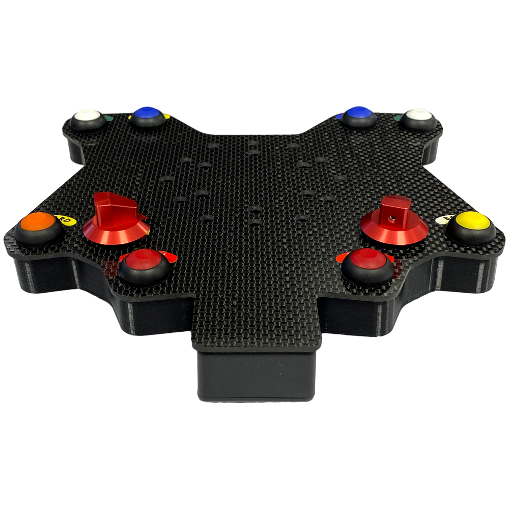 Carbon 10 Button Wireless Steering Wheel Plate - AimShop.com