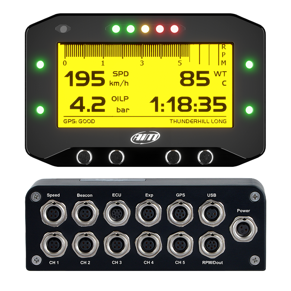 AiM GS-DASH & EVO4s Powerboat Racing Data Logger Kit - AimShop.com