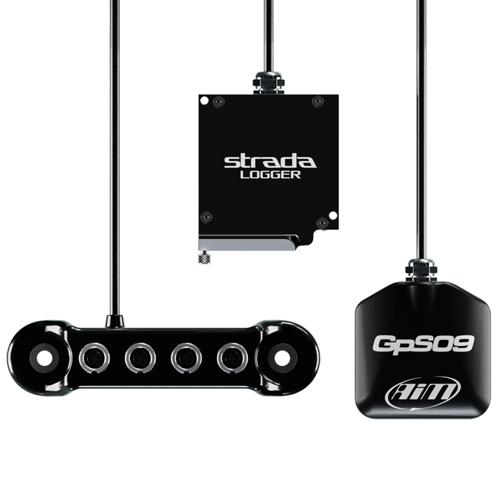 AiM MX Strada Logger Kit, Data Hub & GPS09 Module - AimShop.com