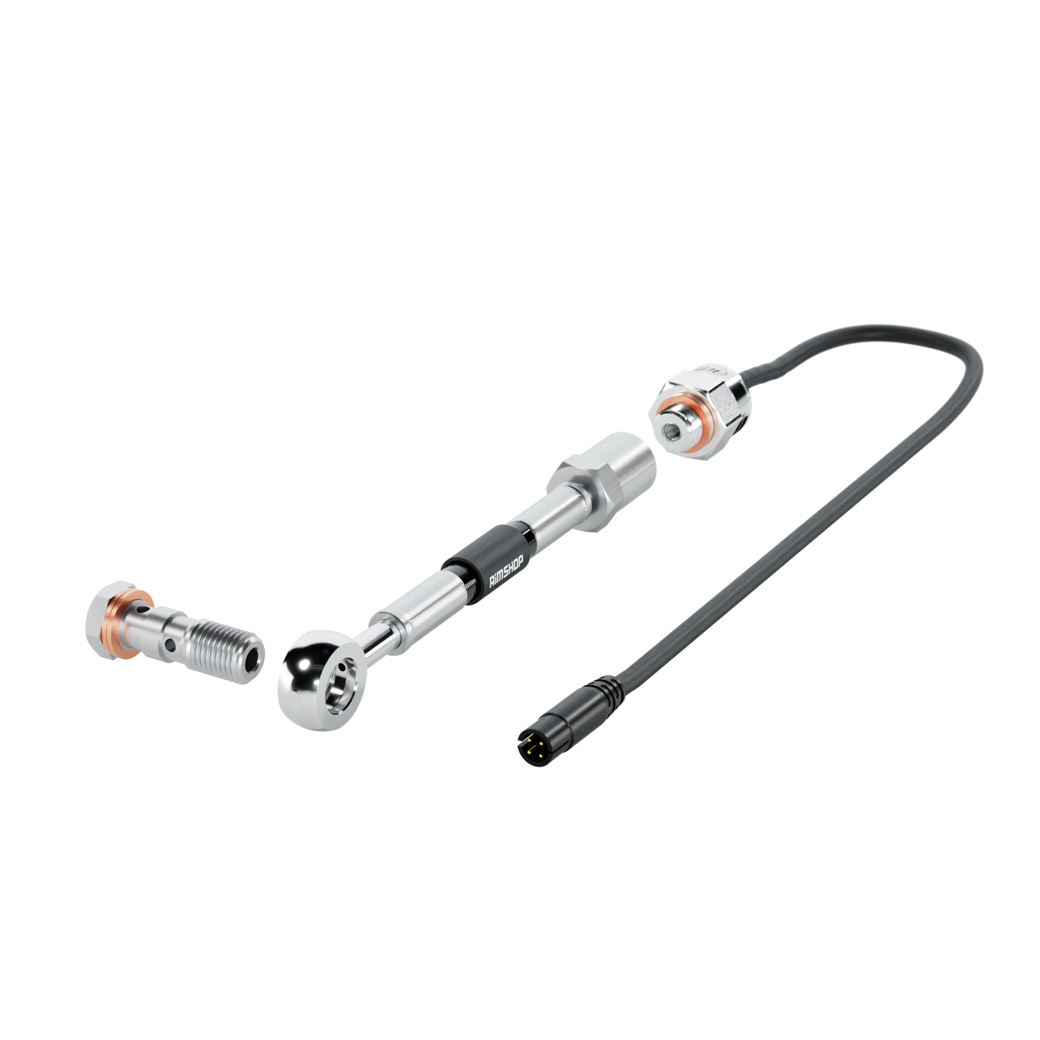 Brake Pressure Sensor Adapter With Double Banjo Bolt M10 - AimShop.com