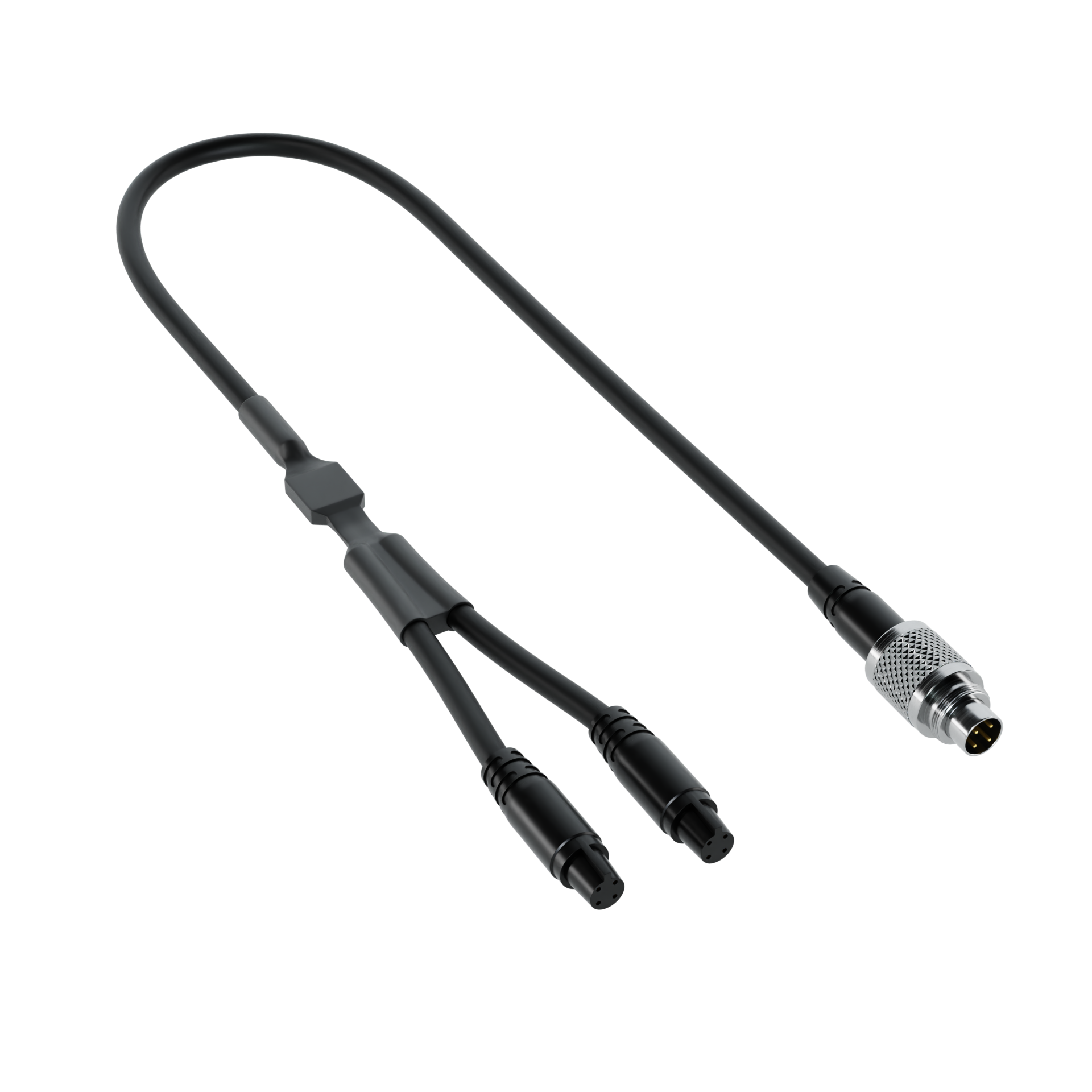 AiM EVO4S Double Speed Sensor Splitter Cable 712 Male - 719 Male - AimShop.com