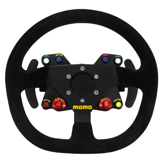 Carbon 8 Button Wireless Steering Wheel Plate with Paddle Shifters - AimShop.com