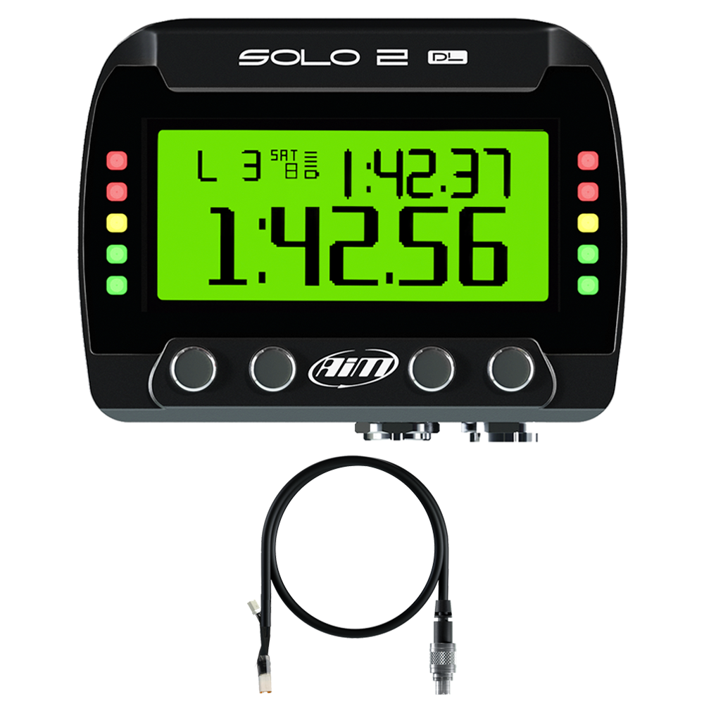 GET GP1 & GET Power ECU AiM Solo 2 DL Motocross Plug & Play Lap Timer Kit - AimShop.com