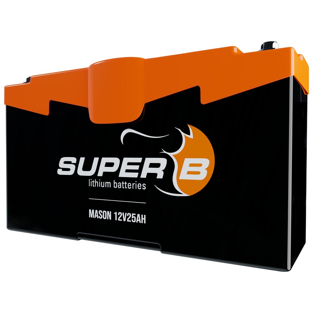 Super B Mason 12V25Ah BMS Lithium Battery - AimShop.com