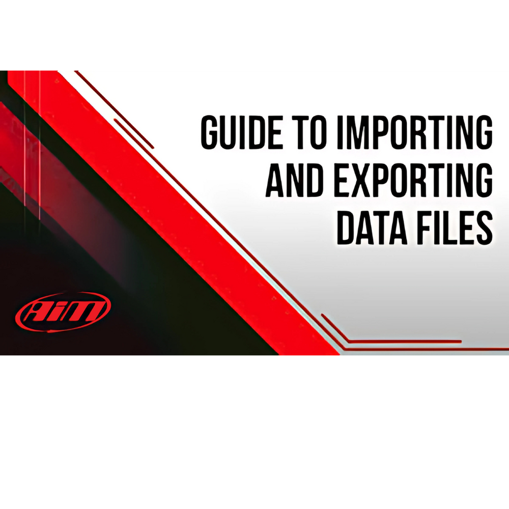 How to Import and Export Files in Race Studio 3 | AimShop.com