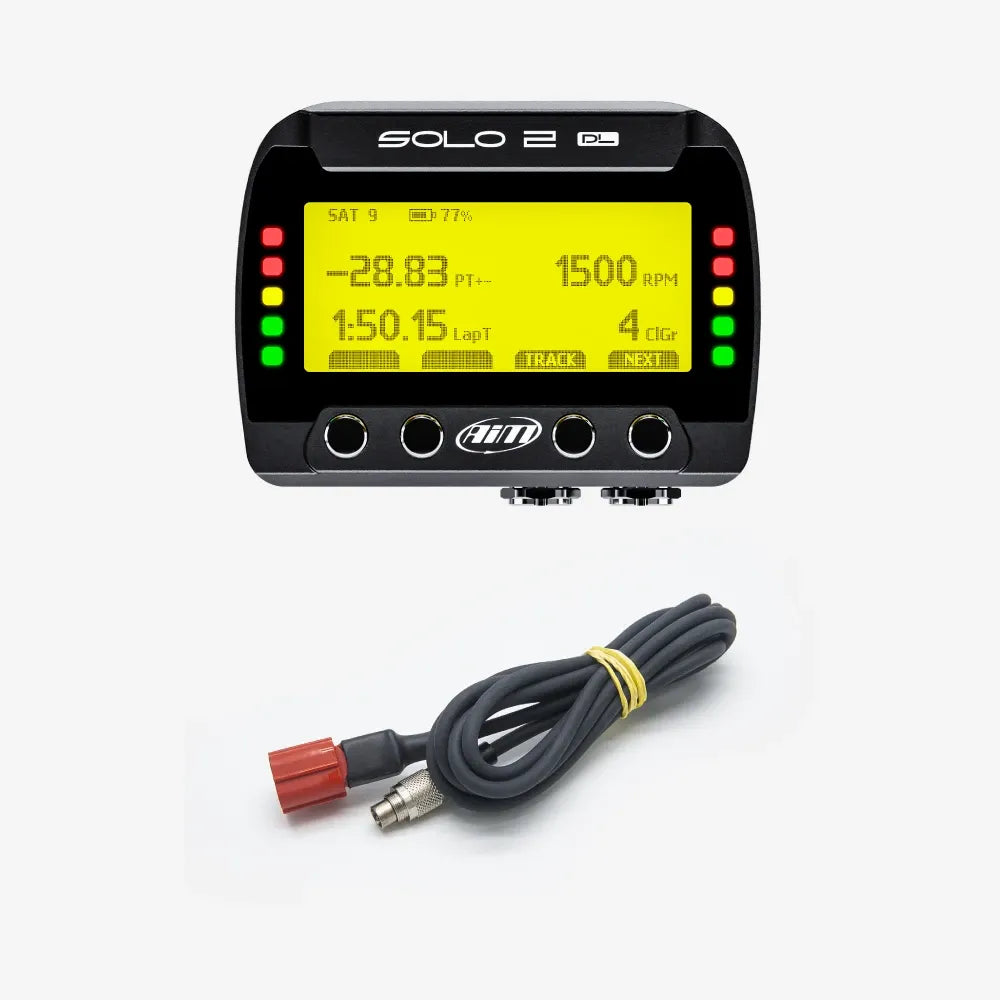 Aim Solo 2 DL Motorcycle Plug & Play Data Logger - AimShop.com