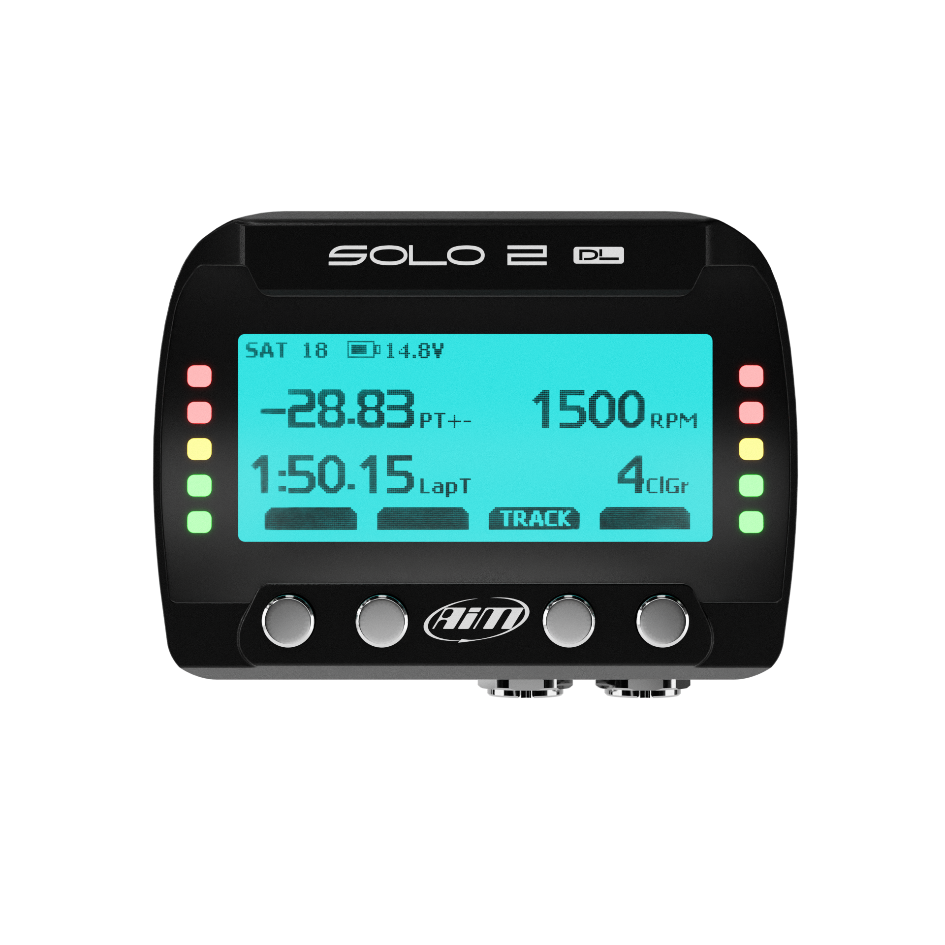 AiM Solo 2 DL GPS + ECU Motorcycle Track Day Lap Timer - AimShop.com