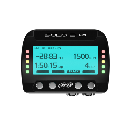 AiM Solo 2 DL GPS + ECU Motorcycle Track Day Lap Timer - AimShop.com