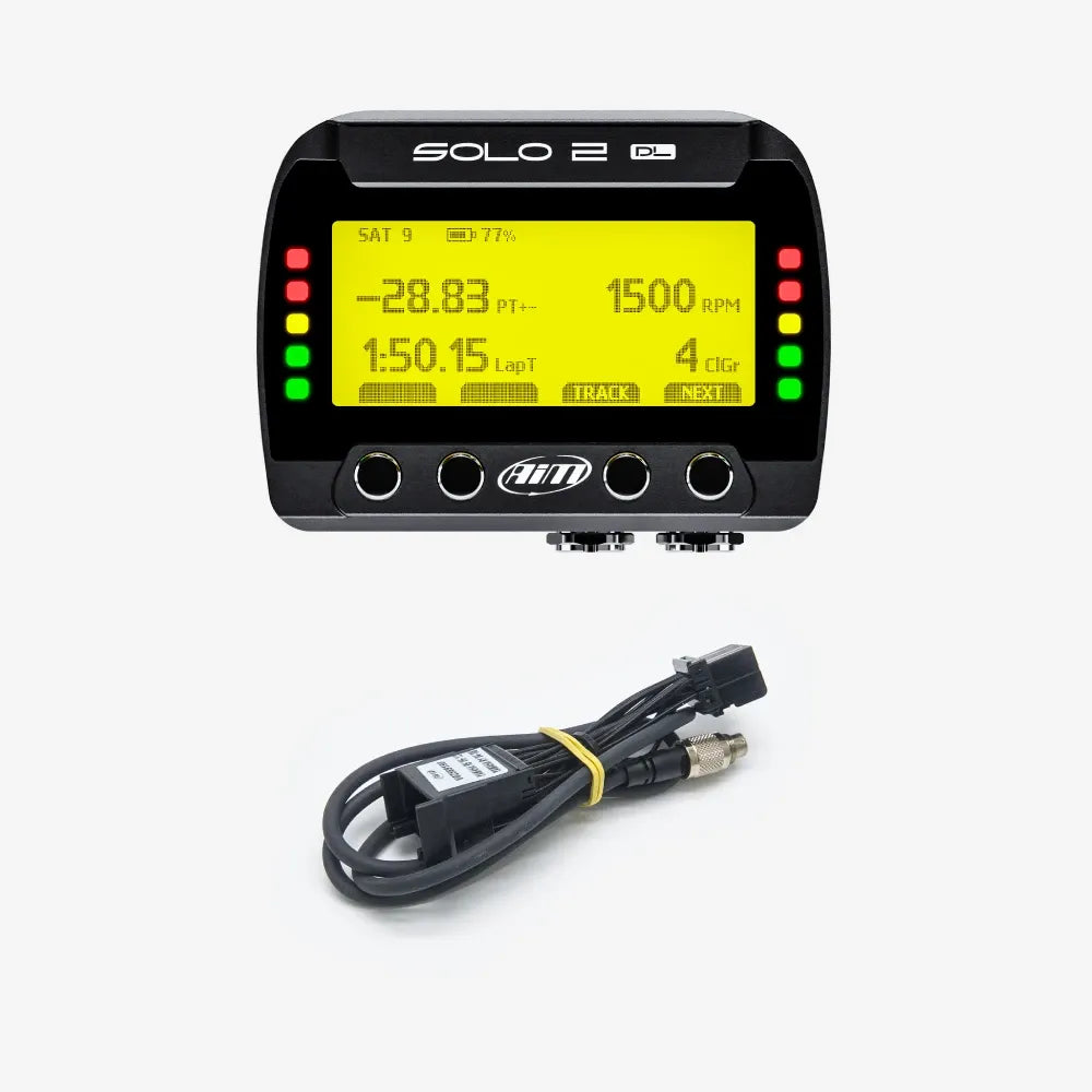 Aim Solo 2 DL Motorcycle Plug & Play Data Logger - AimShop.com