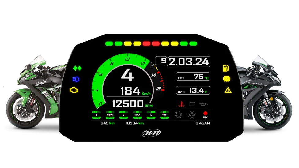 Kawasaki Ninja ZX-10R Dash