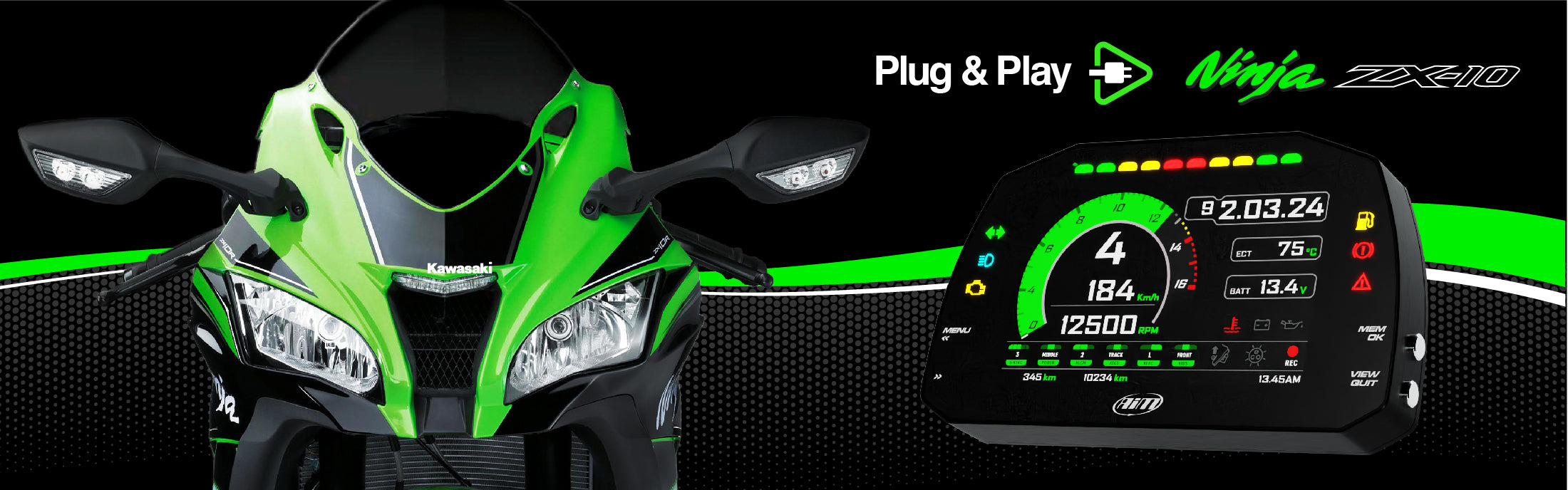 Kawasaki Ninja ZX-10R Plug & Play Kits | AimShop.com