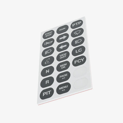 Aim Formula Steering Wheel 4 Pushbuttons Icons Standard Kit