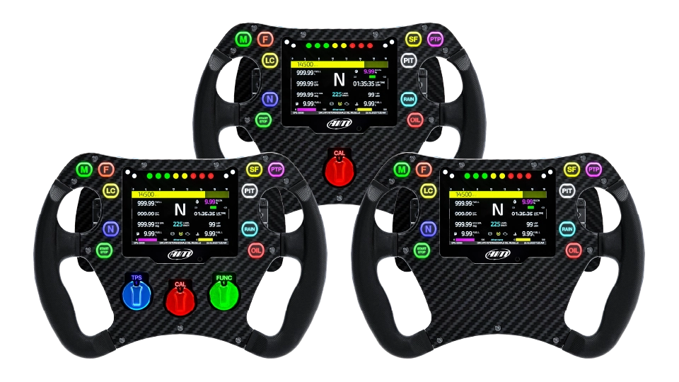 Versions of the Aim SW4 270 (MY26) Formula Steering Wheel