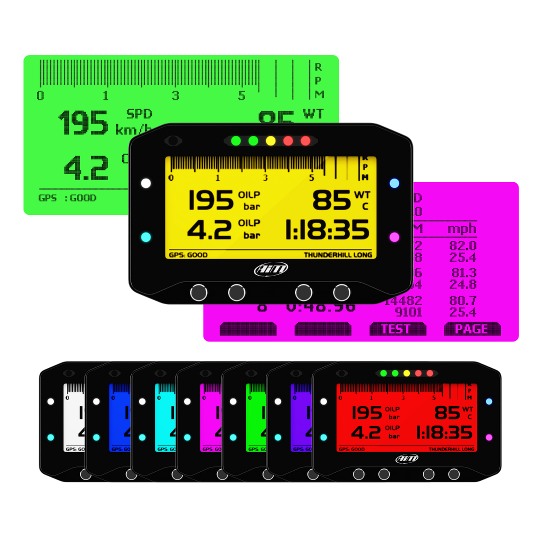 GS-Dash backlight colour options